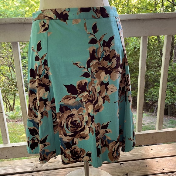 George Dresses & Skirts - George Cotton Floral Skirt 16 FREE SHIP